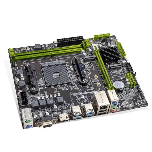 Placa-Mãe Get AMD Ryzen AM4 A320S DDR4, Suporte até 5° Geração, M.2 NVME SATA III