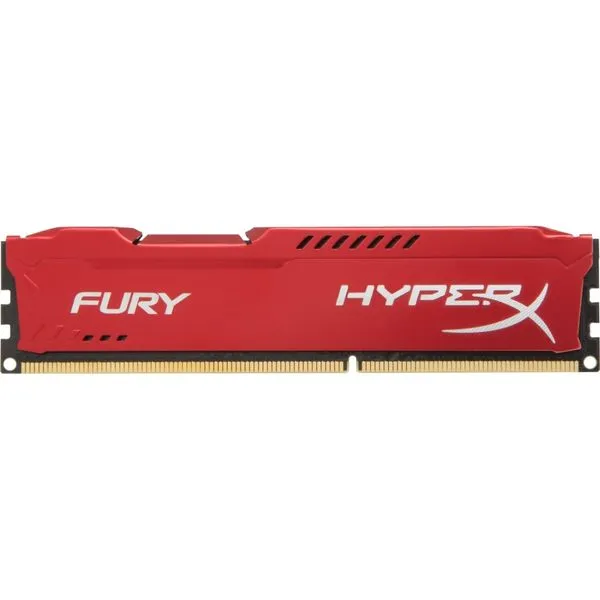 Memória 8GB DDR3 Kingston HyperX Fury 1600MHz Red (HX316C10FR/8)