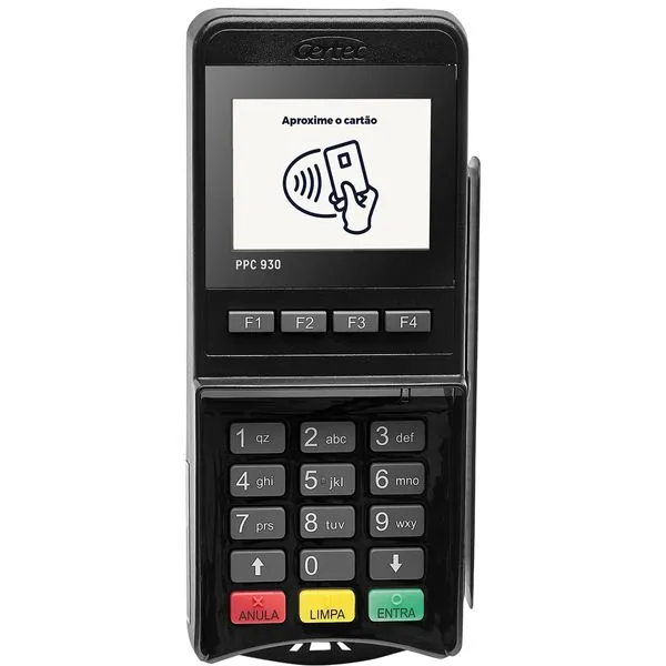 PIN Pad PPC930 Máqina de Cartão Gertec Bematech 70200031 - USB