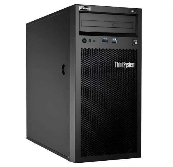 Servidor Lenovo ST50, Intel Xeon E-2324G, 16GB DDR4 3200MHz, Armazenamento 2TB, Preto - 7D8JA04CBR