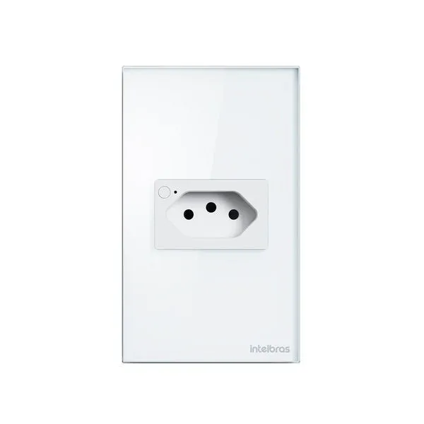 Tomada IZY Simples 10A SMART WI-FI ETS 1001 Branco 4850062