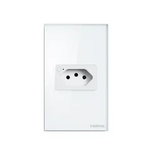 Tomada IZY Simples 10A SMART WI-FI ETS 1001 Branco 4850062
