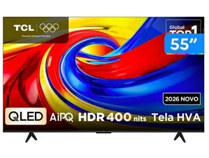 Smart TV 55" TCL 4K UHD QLED 55P7L Google TV 2026