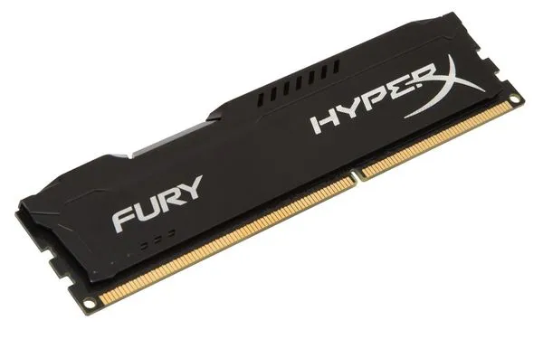 Memória 8GB DDR3 Kingston HyperX Fury 1600MHz Black (HX316C10FB/8)