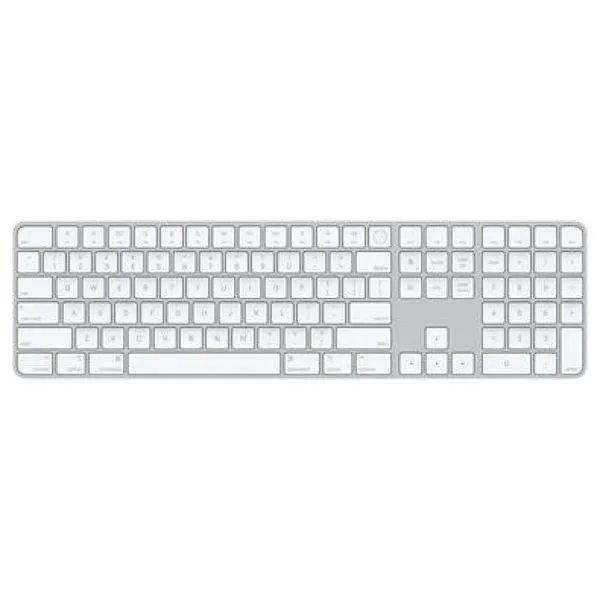 Magic Keyboard Numérico com Touch ID para Mac e macOS Branco Teclado Apple