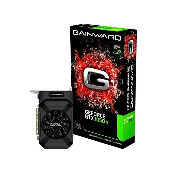 Placa de Vídeo Gamer NVIDIA Gainward GeForce GTX 1050 TI, 4GB DDR5, 128 bits - NE5105T018G1-1070F