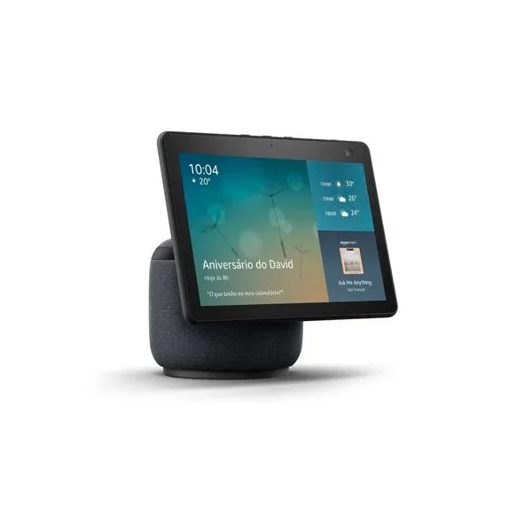 Amazon Echo Show 10: Smart Display HD de 10,1" com movimento e Alexa Preta