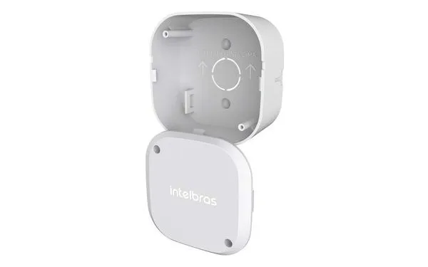 Caixa de Passagem para CFTV VBOX 1100 Interna Intelbras Caixa de Passagem para CFTV VBOX 1100 Interna 102x101x53mm Branca