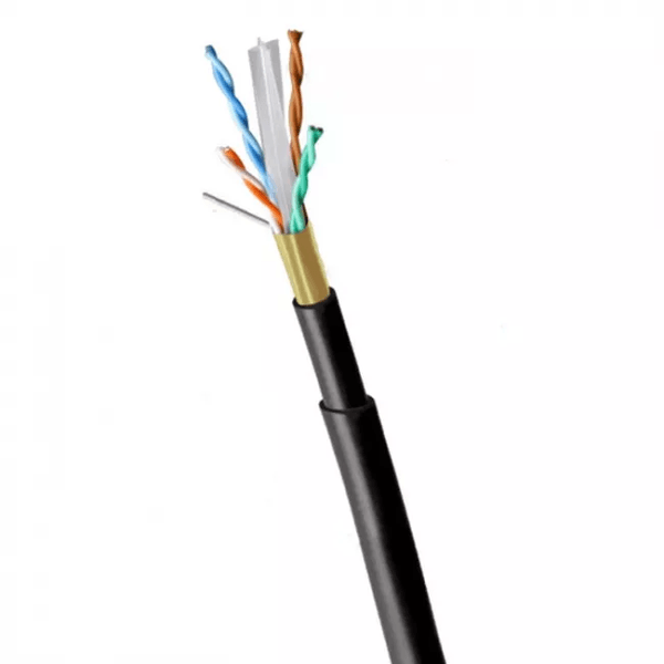 Cabo de Rede MPT, LAN Cat6 CMX 300, Dupla Capa, Blindado, Preto - 53116352
