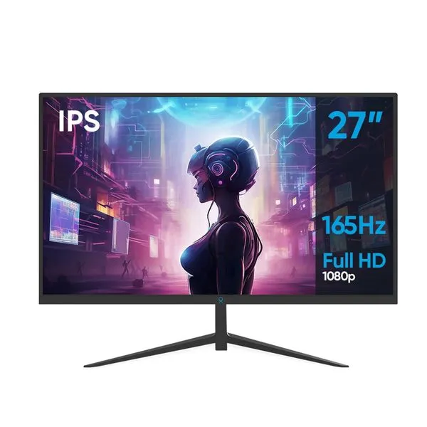 Monitor Gamer 27" OX Photon Flat IPS Full HD, 5ms, 165Hz, HDMI/DisplayPort