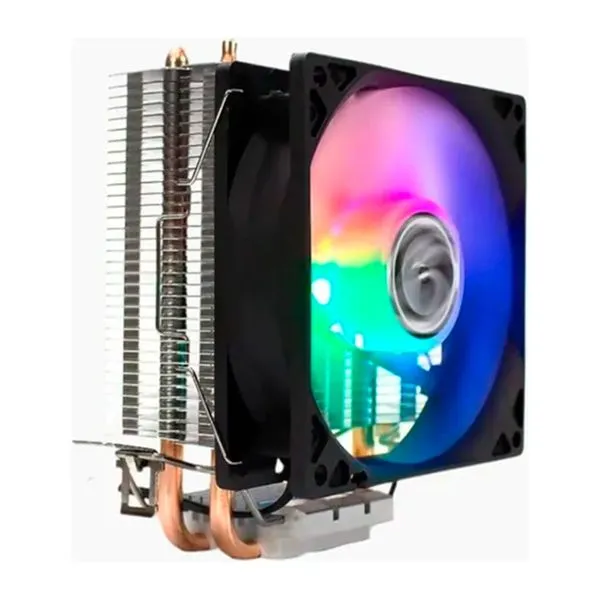 Air Cooler Gamer Brazil PC CL-SA90R 2 Heatpipe, LED Rainbow, Cobre TDP 100W, 1900RPM, Intel/AMD