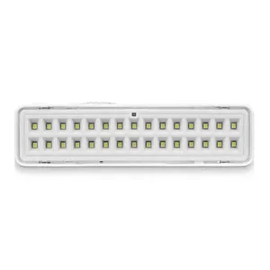 Luminária de Emergência LED Barra Branca 2W Bivolt Elgin Luminária de Emergência LED Barra Branca 2W Luz Branca 100 lúmens