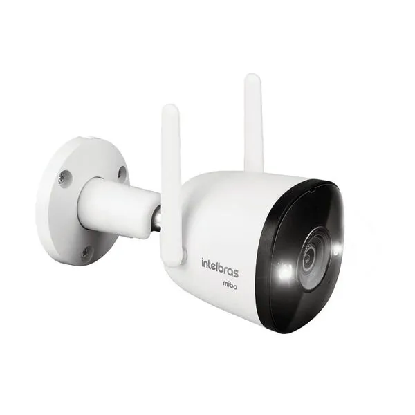 Câmera Inteligente Externa Intelbras IM5+ Full Color, Wi-Fi, Full HD - Branco