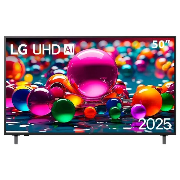 Smart TV 50" LG Ultra HD AI 4K 2025 50UA8550PSA, 60Hz, webOS 25, Controle Smart Magic