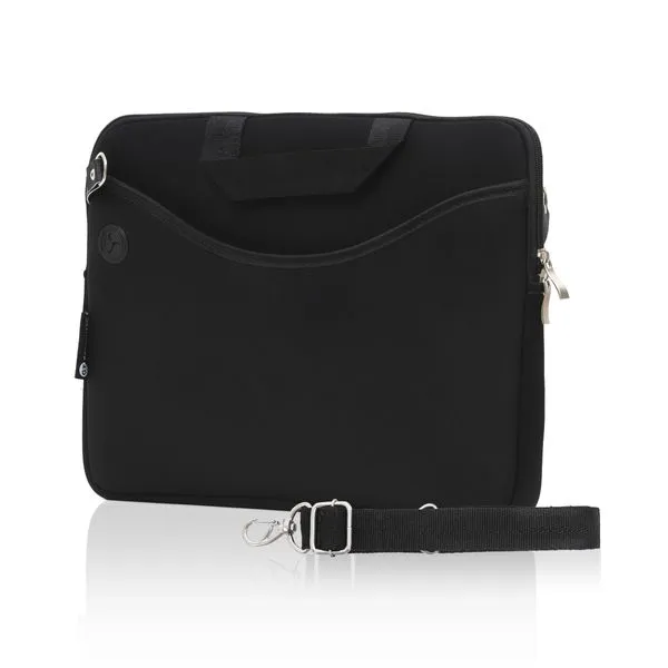 Case para Notebook 15.6" Travel com Bolso e Alça - Preta | Goldentec