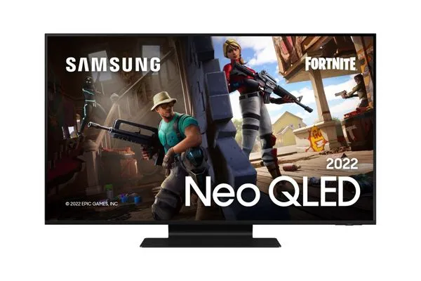Smart Tv 50" Samsung Gaming Neo QLED 4K 50QN90B 2022, Mini Led, Painel 144hz, Processador com IA, Som em Movimento, Tela sem limites
