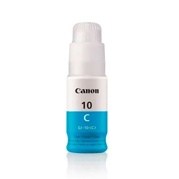 Garrafa Refil de Tinta Canon GI-10 para impressora G6011 G7010 Azul