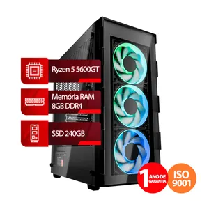 PC Gamer Ryzen 5 5600GT, RAM de 8GB, SSD de 240GB, Linux | OX