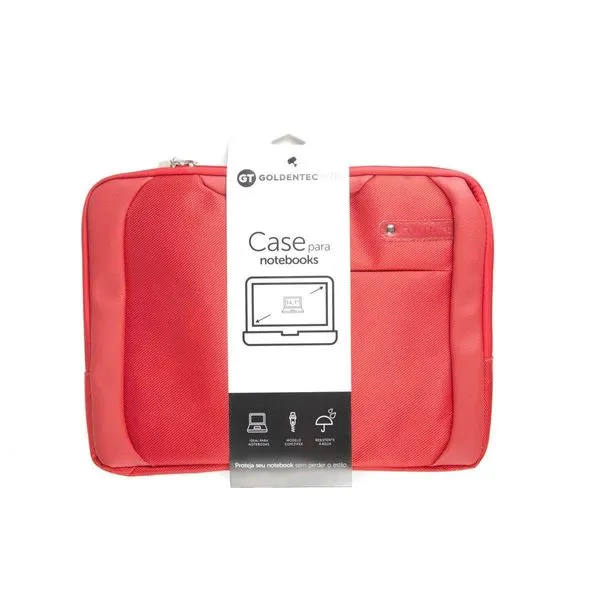 Case para Notebook até 14.1" Prime Vermelha Goldentec