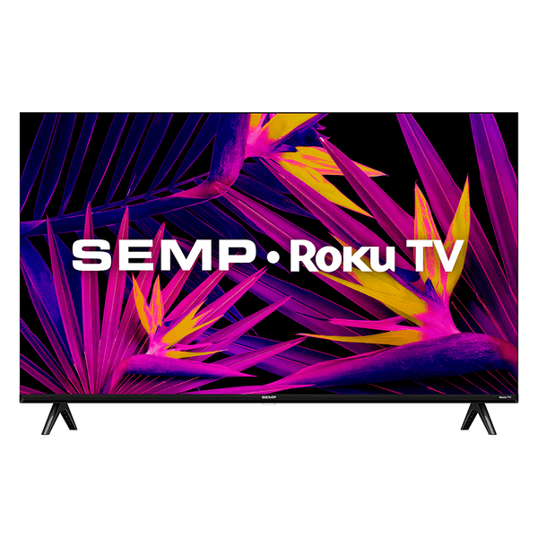 Smart TV LED 32'' Semp FHD Roku Tv com Wi-Fi Dual Band 3 Compatível com Google assistente Alexa e Apple Home Kit 32R6610 Bivolt