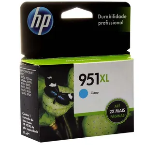 Cartucho de Tinta HP OfficeJet 951XL Ciano - CN046AB