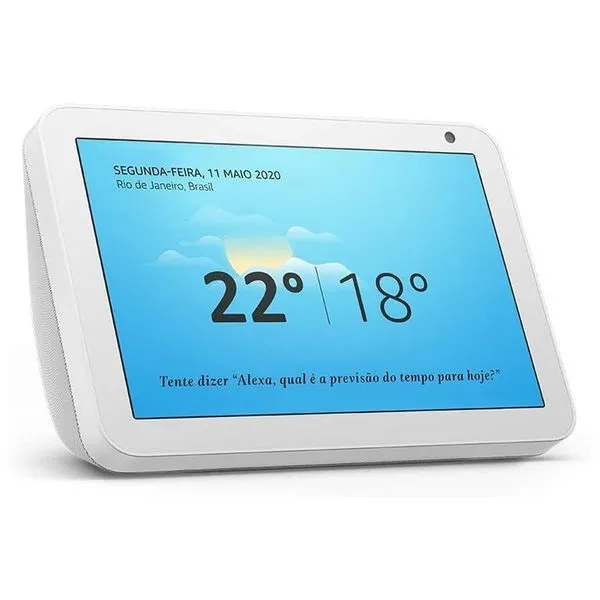 Amazon Smart Home Echo Show 8, Tela 8´, Alexa, Branco - B07SMN7FVL