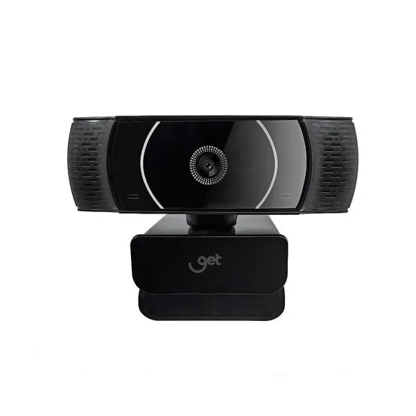 Webcam Get Pro QuadHD 2k 1440p 30fps USB com Microfone Integrado
