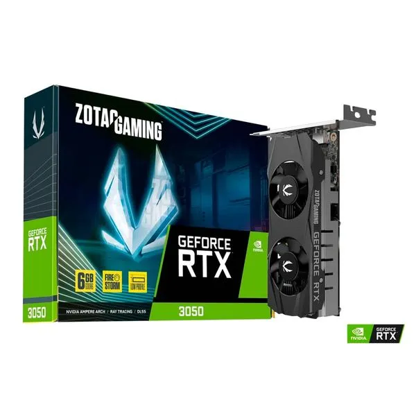 Placa de Vídeo Gamer Zotac Gaming NVIDIA GeForce RTX 3050, 6GB GDDR6, 96-bit - ZT-A30510L-10L