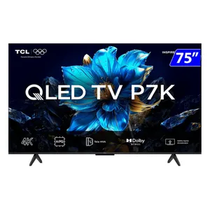Smart TV TCL LED 75'' 4K WI-FI Google TV Comando de Voz 75P7K