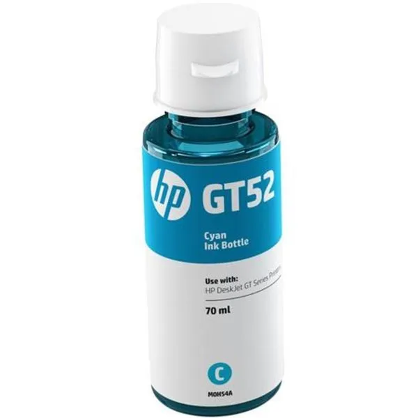 Garrafa Refil De Tinta Hp Gt52 para impressora Deskjet Gt5822 Gt5820 Gt5810 Azul