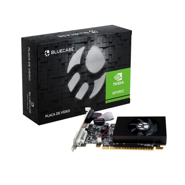 Placa de Vídeo Bluecase NVIDIA GeForce GT 710, 2GB DDR3, 64-bit - BP-GT710-2GD3DBX