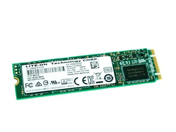 SSD 256GB M.2 Lite-On CV6-8Q256 Leitura 520MB/s, Gravação 450MB/s