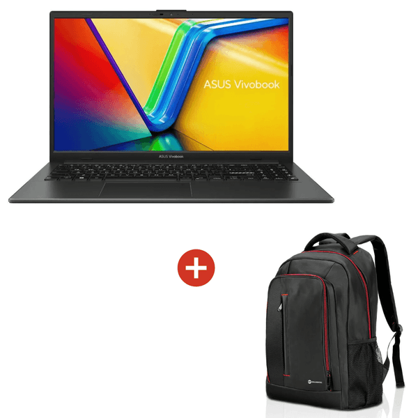 Notebook Asus Vivobook Go, AMD® Ryzen 5 7520U, 8GB, SSD 256GB, Tela de 15,6" LED Full HD, Windows 11, Black + Mochila para Notebook 15.6" Goldentec