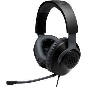 Headset Gamer JBL Quantum 100, Microfone Removível, Preto - JBLQUANTUM100BLK