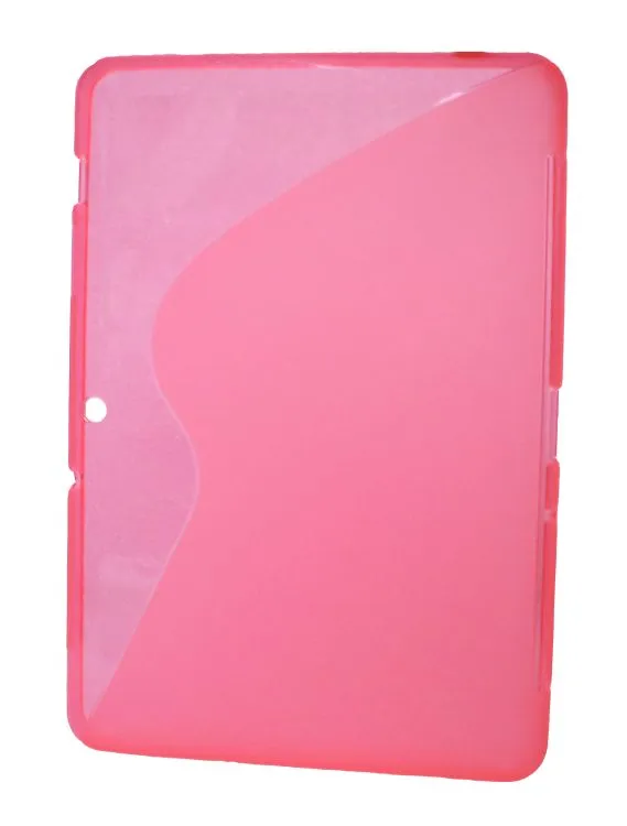 Case para Galaxy Tab 10.1 P5100 em TPU - Rosa S