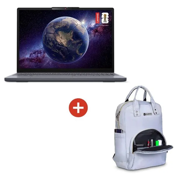Notebook Lenovo Ideapad Slim 3i Intel Core 3 100U 4.7GHZ, 15.3" WUXGA, 8GB, SSD 256GB, Windows 11 + Mochila para Notebook 15.6" Blue Rose, Goldentec