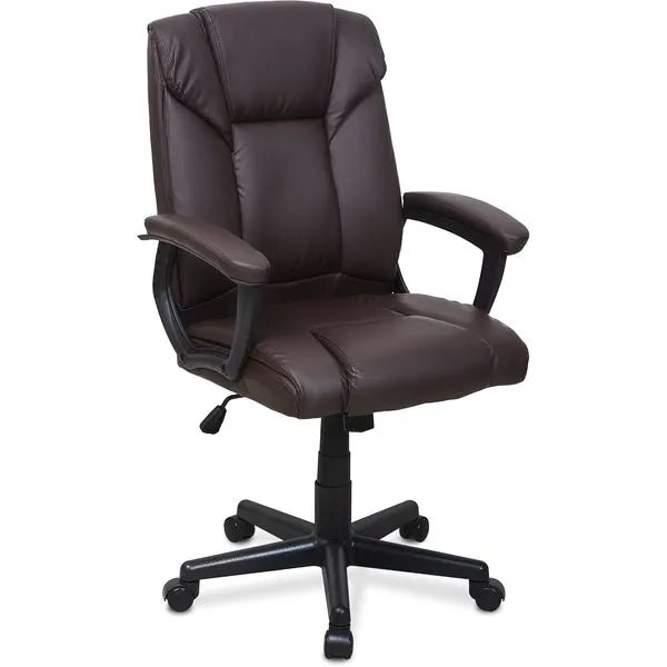 Cadeira Presidente GT 300 com Sistema Relax Marrom | Goldentec