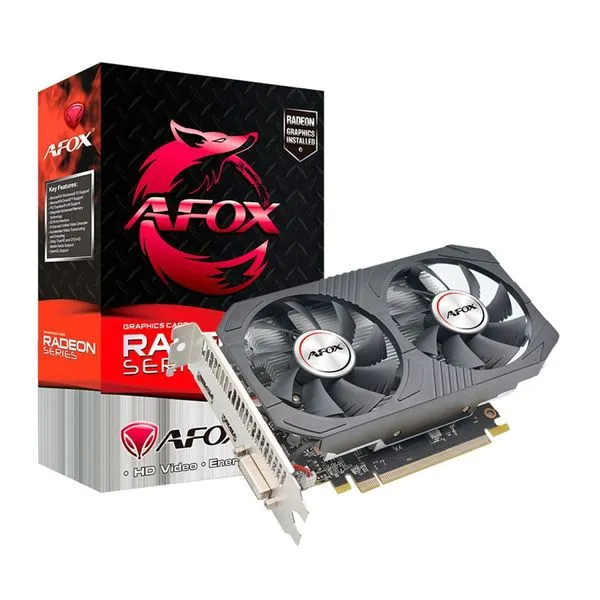 Placa de Vídeo Afox Radeon RX550 4GB GDDR5 128 Bits - AFRX550-4096D5H5-V2
