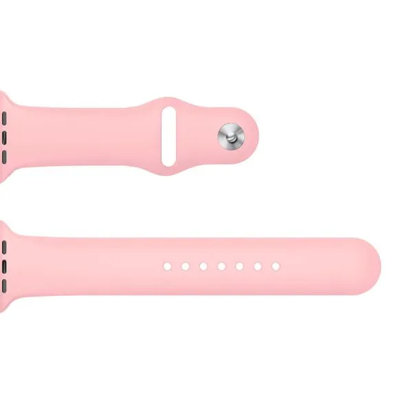 Pulseira para Apple Watch Silicone 42/44mm Rosa