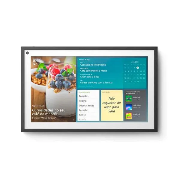 Echo Show 15 Amazon Smart Speaker Tela de 15,6” com Alexa