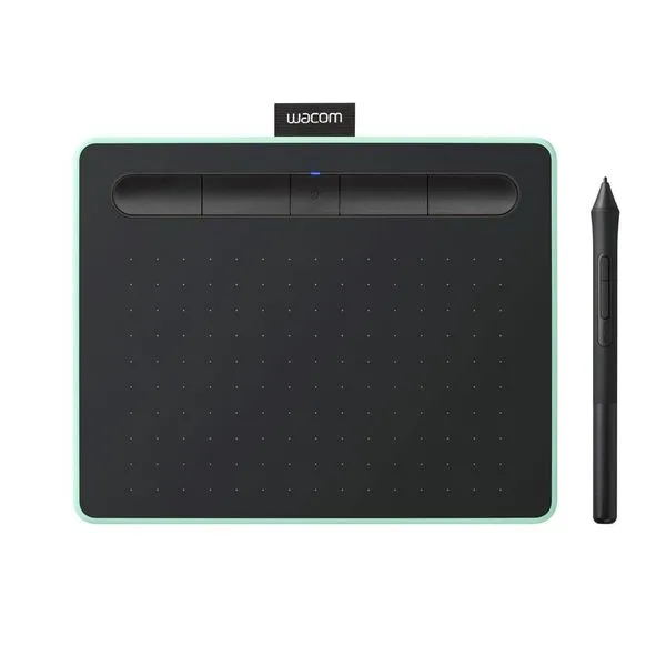 Mesa Digitalizadora Wacom Intuos Pequena Bluetooth Verde Pistache - CTL4100WLE