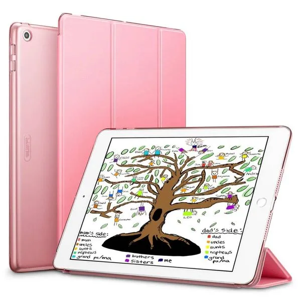Smart Case para iPad 9.7" 2018/2017 ESR Yippee Trifold Stand Sweet Pink