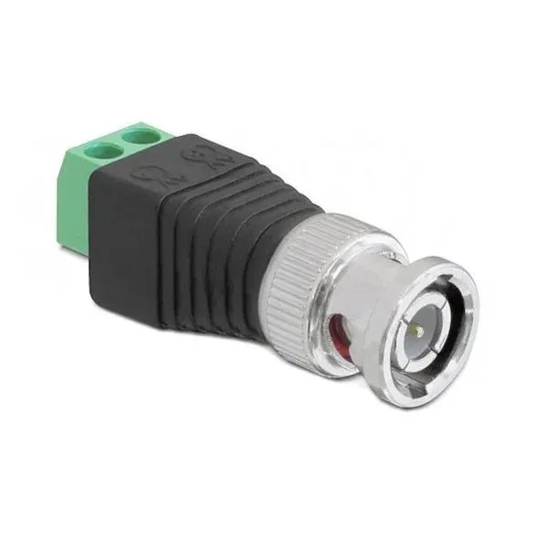 Conector BNC Macho com Borne FC Fontes - FCBNCBR