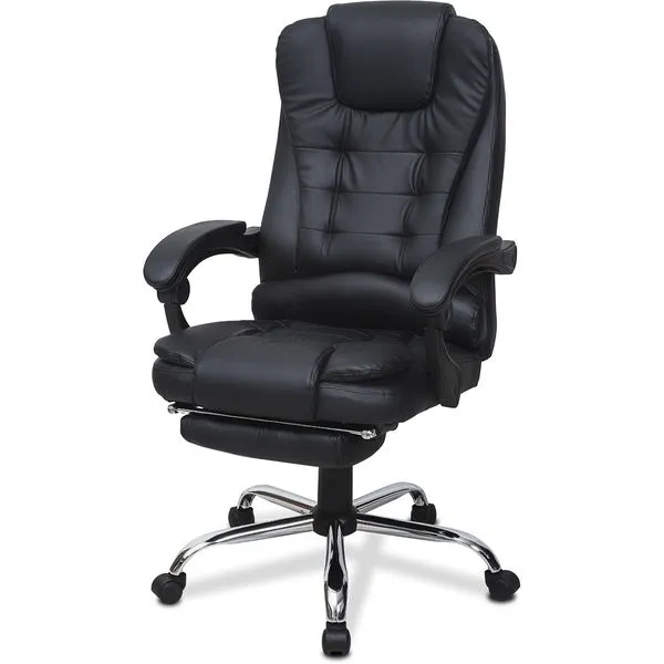 Cadeira Presidente Reclinável GT Premium com Apoio de Pés | GT