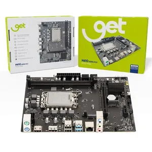 Placa-Mãe Get H610 M2 LGA 1700 DDR4, Suporte Intel 12ª a 14ª Geração, M.2 NVMe, HDMI, DP, USB 3.0, Micro ATX