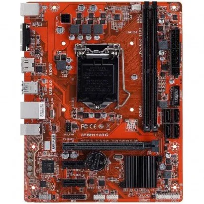 Placa-Mãe PCWare ATX LGA1151 Chipset Intel H110 DDR3-IPMH110G