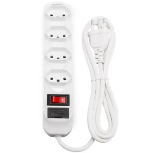 Protetor Eletronico Intelbras 4 Tomadas Branco EPE1004