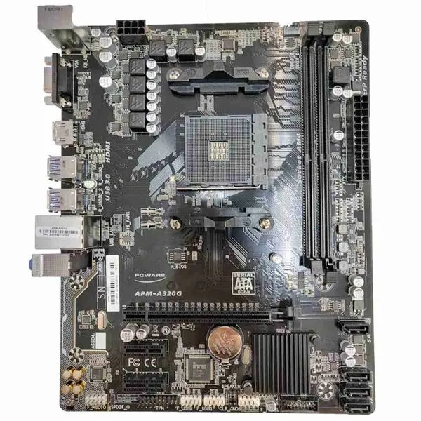 Placa-Mãe PCWare Chipset AMD A320 HDMI DDR4 -APM-A320G
