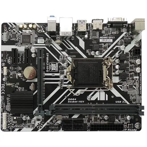 Placa Mãe PCWARE IPMH310G DDR4 LGA 1151 mATX com Serial e HDMI