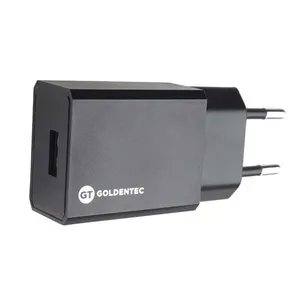 Carregador de Parede USB 2.1A 10W Bivolt - Preto | Goldentec